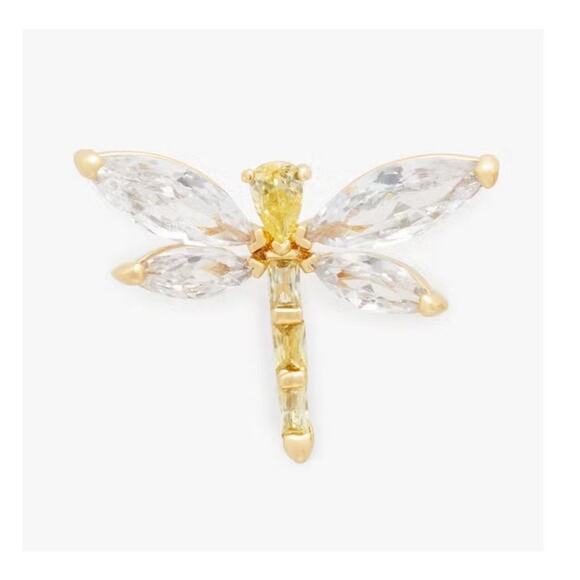 Kate Spade Greenhouse Dragonfly Cubic Zirconia Earrings Set - Picture 3 of 5